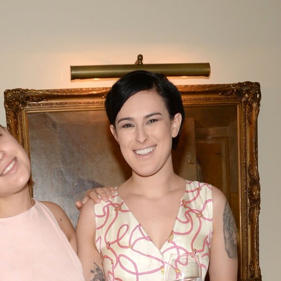 Tallulah Willis vient soutenir sa soeur Rumer Willis avant son concert au Cafe Carlyle, le 6 avril 2016