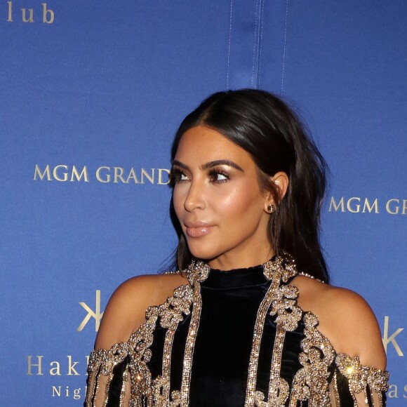 Kim Kardashian lors du 3ème anniversaire du Hakasan nightclub à l'hôtel MGM de Las Vegas le 9 Avril 2016.  Kim Kardashian hosts the 3rd Anniversary party for Hakasan nightclub at the MGM Grand Hotel in Las Vegas on April 9, 2016.09/04/2016 - Las Vegas