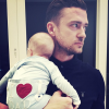 Justin Timberlake et son fils Silas Randall. Photo publiée sur Instagram au mois de juillet 2015.