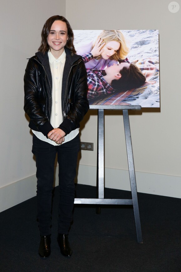 Ellen Page pose lors du photocall du film "Freeheld" à Berlin en Allemagne le 13 janvier 2016