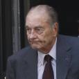 Jacques Chirac à Paris le 4 octobre 2014