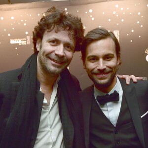 Christophe Carrière et Bertrand Chameroy - Photocall de l'after party au VIP Room à l'occasion de la 40e cérémonie des César à Paris le 20 février 2015.