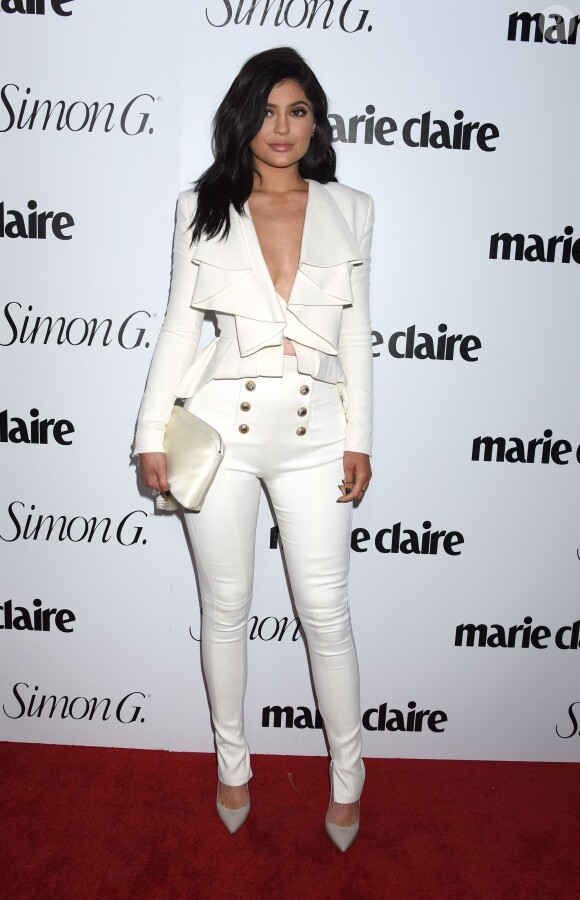 Kylie Jenner assiste à la soirée des "Fresh Faces" du magazine Marie Claire au Sunset Tower Hotel. Los Angeles, le 11 avril 2016.