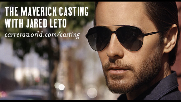 Jared Leto, ambassadeur et casteur pour Carrera, est à la recherche d'un athlète pour un projet de film.