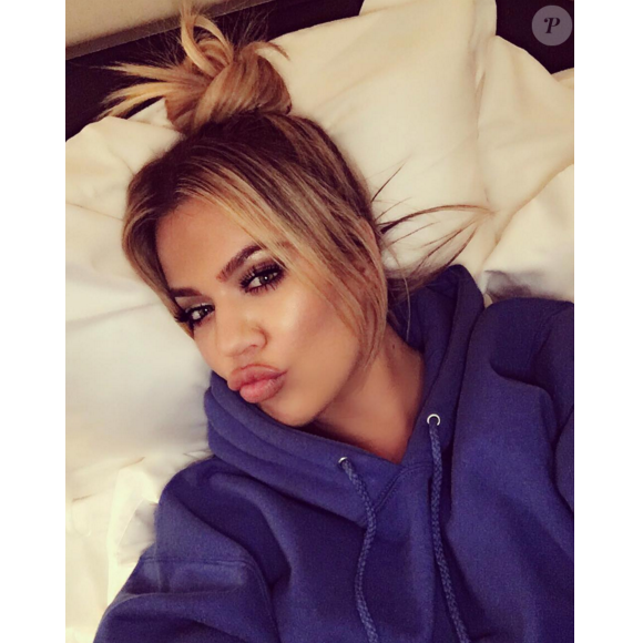 Khloé Kardashian a publié une photo d'elle sur sa page Instagram, le 8 avril 2016.