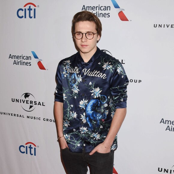 Brooklyn Beckham à l'After party "Universal Music Group's 2016 Grammy" à Los Angeles. Le 15 février 2016 CPA / Bestimage