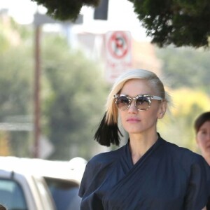 Exclusif - Gwen Stefani est allée à l'église en famille avec son mari Gavin Rossdale et leurs fils Kingston, Zuma, et Apollo, le jour de la fête des mères à Los Angeles, le 10 mai 2015