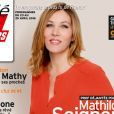 Mathilde Seigner en couverture du magazine Télé 7 Jours, en kiosques le 18 avril 2016