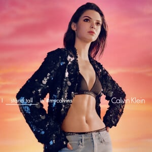 Kendall Jenner pose pour la nouvelle campagne de Calvin Klein, le 28 janvier 2016