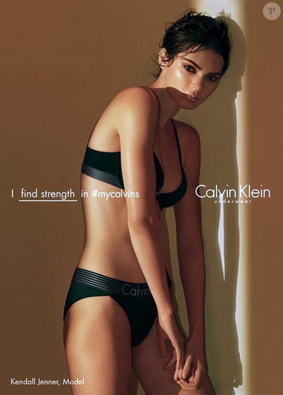Kendall Jenner pose pour la nouvelle campagne Calvin Klein , le 16 février 216