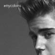 Justin Bieber nouvelle égérie pour la publicité Calvin Klein le 7 janvier 2015.
