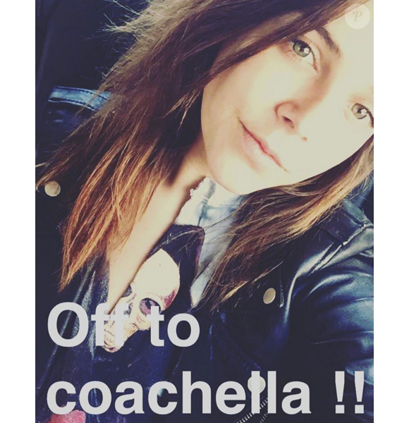 Pauline Ducruet avant son arrivée au Festival de Coachella, du 15 au 17 avril 2016. Photo Instagram Pauline Ducruet.