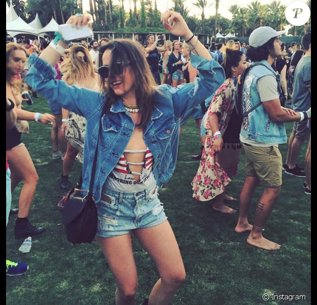 Pauline Ducruet s'est éclatée avec des copains au Festival de Coachella, du 15 au 17 avril 2016. Photo Instagram Pauline Ducruet.