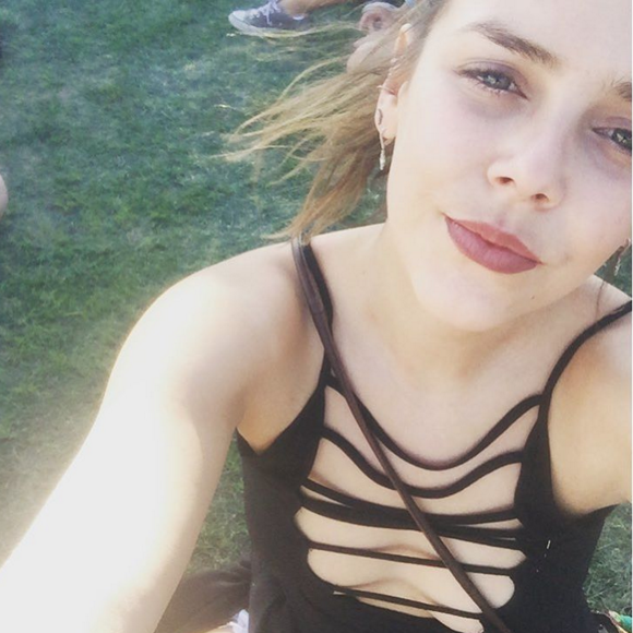 Pauline Ducruet, à nouveau décolletée, lors de son 2e jour au Festival de Coachella, du 15 au 17 avril 2016. Photo Instagram Pauline Ducruet.