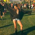Pauline Ducruet s'éclate pour son 2e jour au Festival de Coachella, du 15 au 17 avril 2016. Photo Instagram Pauline Ducruet.