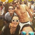 Pauline Ducruet avec ses amis lors du premier week-end (15-17 avril 2016) du Festival de Coachella. Photo Instagram Pauline Ducruet.