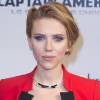 Scarlett Johansson enceinte - Avant-première du film "Captain America" au Grand Rex à Paris, le 17 mars 2014.