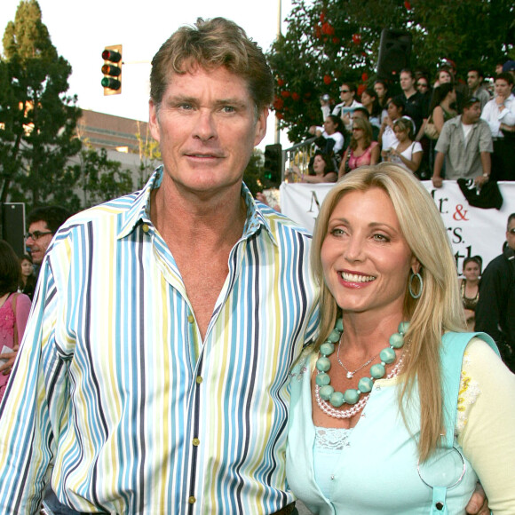 David Hasselhoff et son ex-femme Pamela à l'avant-première du film "Mr & Mrs Smith" organisée à Los Angeles le 7 juin 2005
 