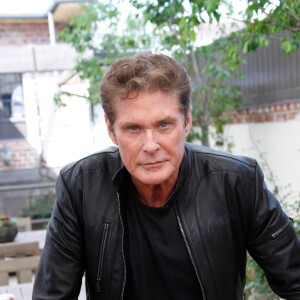 David Hasselhoff en conférence de presse pour son reality show "Hoff the Record" le 18 mars 2016 à Beverly Hills