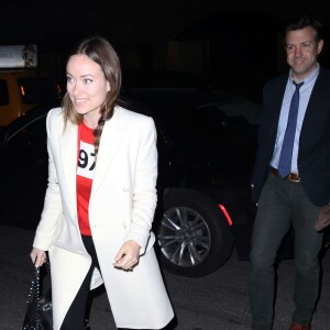 Olivia Wilde et Jason Sudeikis à New York le 7 mars 2016