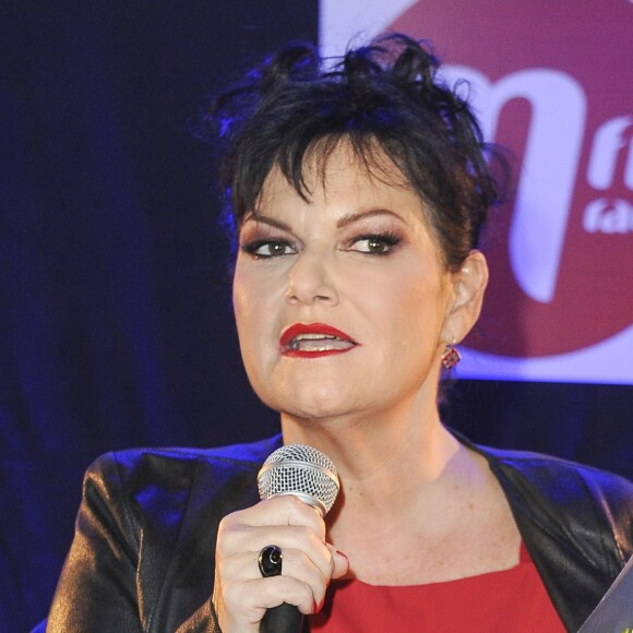 Exclusif - Maurane - Concert MFM Radio Live sur un Bateau-Mouche au pont de l'Alma à Paris, le 19 novembre 2014