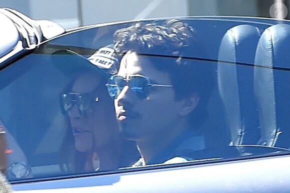 Lindsay Lohan et Egor Tarabasov ainsi qu'Ali Lohan à, Los Angeles, le 16 avril 2016
