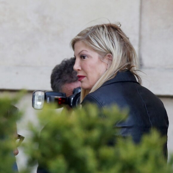 Tori Spelling à Paris le 19 avril 2016