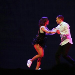 Exclusif - Grégoire Lyonnet et sa compagne Alizée - Dernière du spectacle de Brahim Zaibat "Rock It All Tour" à l'Olympia à Paris, avec en première partie DJ Pone et la présence exceptionnelle de Sean Garnier. Le 1er décembre 2015 © Denis Guignebourg / Bestimage