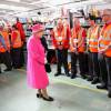 La reine Elizabeth II, accompagnée du prince Philip, fêtait à Windsor le 500e anniversaire du service postal royal (Royal Mail) le 20 avril 2016 © David Mirzoeff / Zuma Press / Bestimage