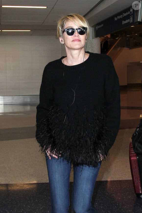 Sharon Stone à Los Angeles, le 15 mars 2016.