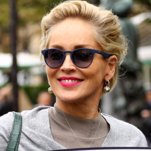 Sharon Stone à Paris le 17 septembre 2015.