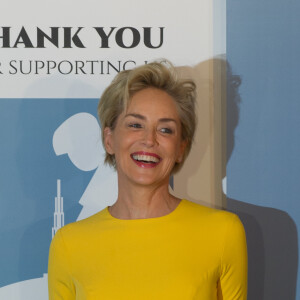 Sharon Stone à la soirée "Pilosio Building Peace Award 2015" à Milan en Italie le 12 septembre 2015.