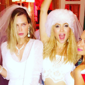 La styliste Rachel Zoe a publié une photo de la soirée d'anniversaire de Kate Hudson sur sa page Instagram, le 24 avril 2016.