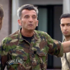Marius aux côtés des recrues Adrien et Giovanni dans "Garde à vous", sur M6. "Le patron" les remet à leur place. Le 23 février 2016.