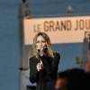 Vanessa Paradis sur le plateau du Grand Journal de Canal+ lors de l'ouverture du 66e Festival De Cannes le 15 mai 2013.