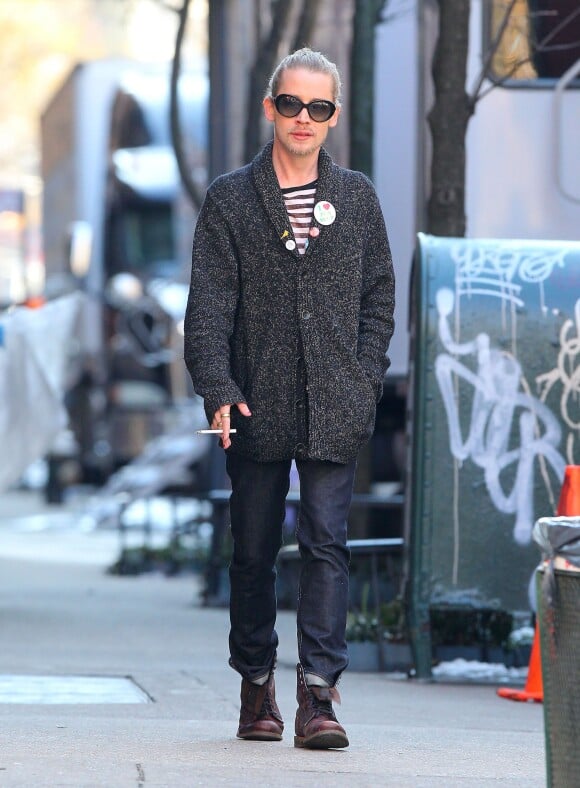 Macaulay Culkin à New York le 8 mars 2015