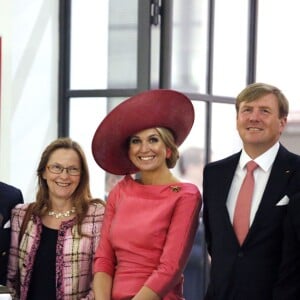 Le roi Willem-Alexander des Pays-Bas et la reine Maxima visitent le Deutches Museum de Munich le 13 avril 2016. 13/04/2016 - Munich