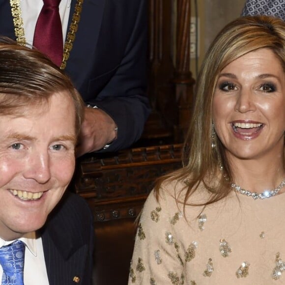 Le roi Willem-Alexander des Pays-Bas et la reine Maxima sont reçus par Dieter Reiter, le maire de Munich et sa femme Petra le 13 avril 2016. 13/04/2016 - Munich