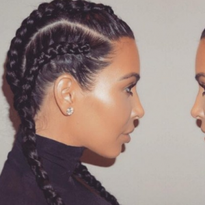 Kim Kardashian a popularisé cette coiffure des Boxer Braids