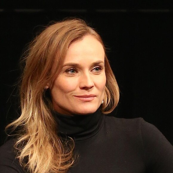 Diane Kruger animant un débat autour du film "Disorder" à New York le 5 mars 2016