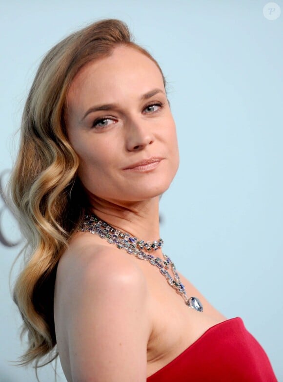 Diane Kruger lors du gala de présentation de la "Tiffany & Co. Blue Book Collection 2016" au Cunard Building à New York, le 15 avril 2016 