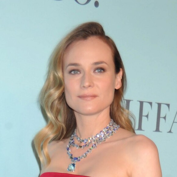 Diane Kruger lors du gala de présentation de la "Tiffany & Co. Blue Book Collection 2016" au Cunard Building à New York, le 15 avril 2016