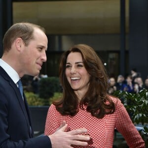 Le prince William et Kate Middleton à Londres, le 11 mars 2016