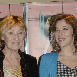 Valeria Bruni Tedeschi et sa mère Marisa à l'avant-premiere du film "Un chateau en Italie" à l'UCG Cine Cité des Halles à Paris, le 29 octobre 2013