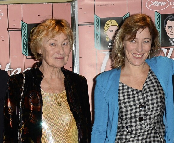 Valeria Bruni Tedeschi et sa mère Marisa à l'avant-premiere du film "Un chateau en Italie" à l'UCG Cine Cité des Halles à Paris, le 29 octobre 2013