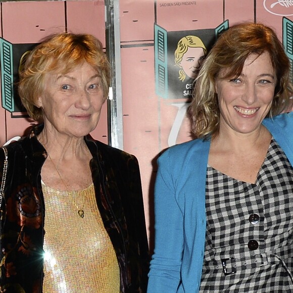 Valeria Bruni Tedeschi et sa mère Marisa à l'avant-premiere du film "Un chateau en Italie" à l'UCG Cine Cité des Halles à Paris, le 29 octobre 2013