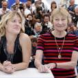 Valeria Bruni Tedeschi et Marisa Bruni Tedeschi au photocall du film "Un chateau en Italie" au 66 eme Festival du Film de Cannes le 21 mai 2013
