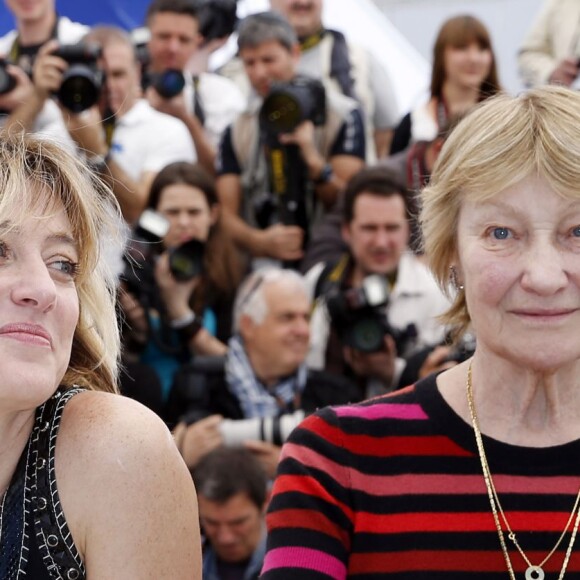 Valeria Bruni Tedeschi et Marisa Bruni Tedeschi au photocall du film "Un chateau en Italie" au 66 eme Festival du Film de Cannes le 21 mai 2013