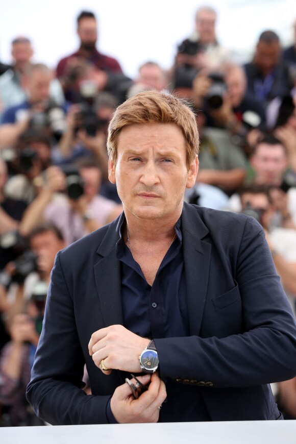 Benoît Magimel - Photocall du film "La tête haute" (hors compétition) lors du 68ème festival de Cannes le 13 mai 2015.