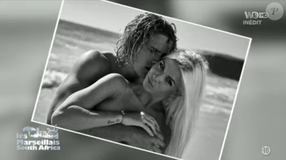 Jessica, Adixia et Carla posent topless dans "Les Marseillais South Africa" (W9). Le 4 mai 2016
